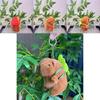 Fun And Whimsical Capybara Plush Keychain Creative Animal Soft Toy For Bags And Keys