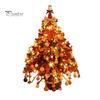 School Holiday Art Supplies DIY Beaded Christmas Tree Kit, Handmade with LED Lights, Decorations Craft Project, Bead Crafting Kit for Adults,