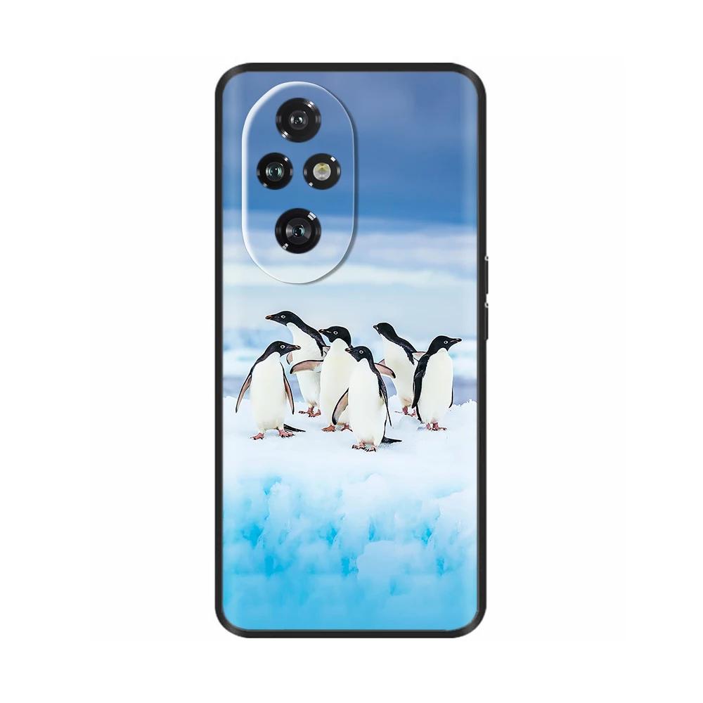 Für Honor 200 Pro Hülle Niedlich Weich Silikon TPU Coque Funda für Honor 200 Pro honor200 Handyhülle Schwarz Capas Für Honor 200 Lite