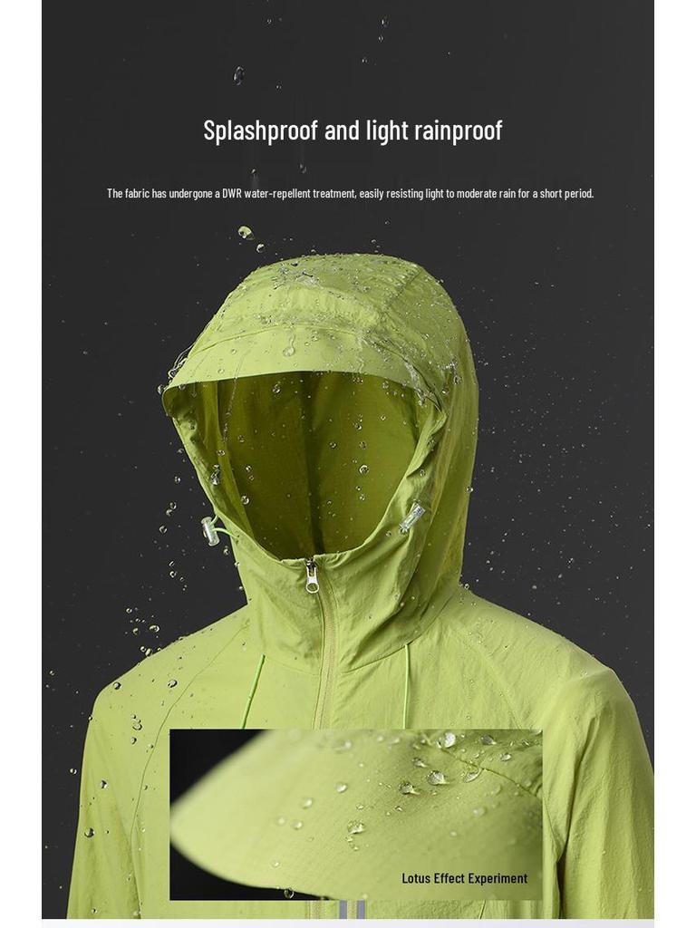 Women's Lightweight UV Protection Reflective Jacket for Outdoor Activities