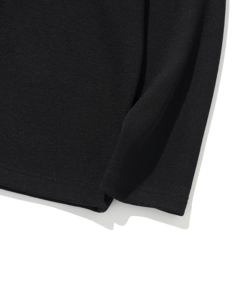 KNITTED Turtleneck Long Sleeve Knit Black