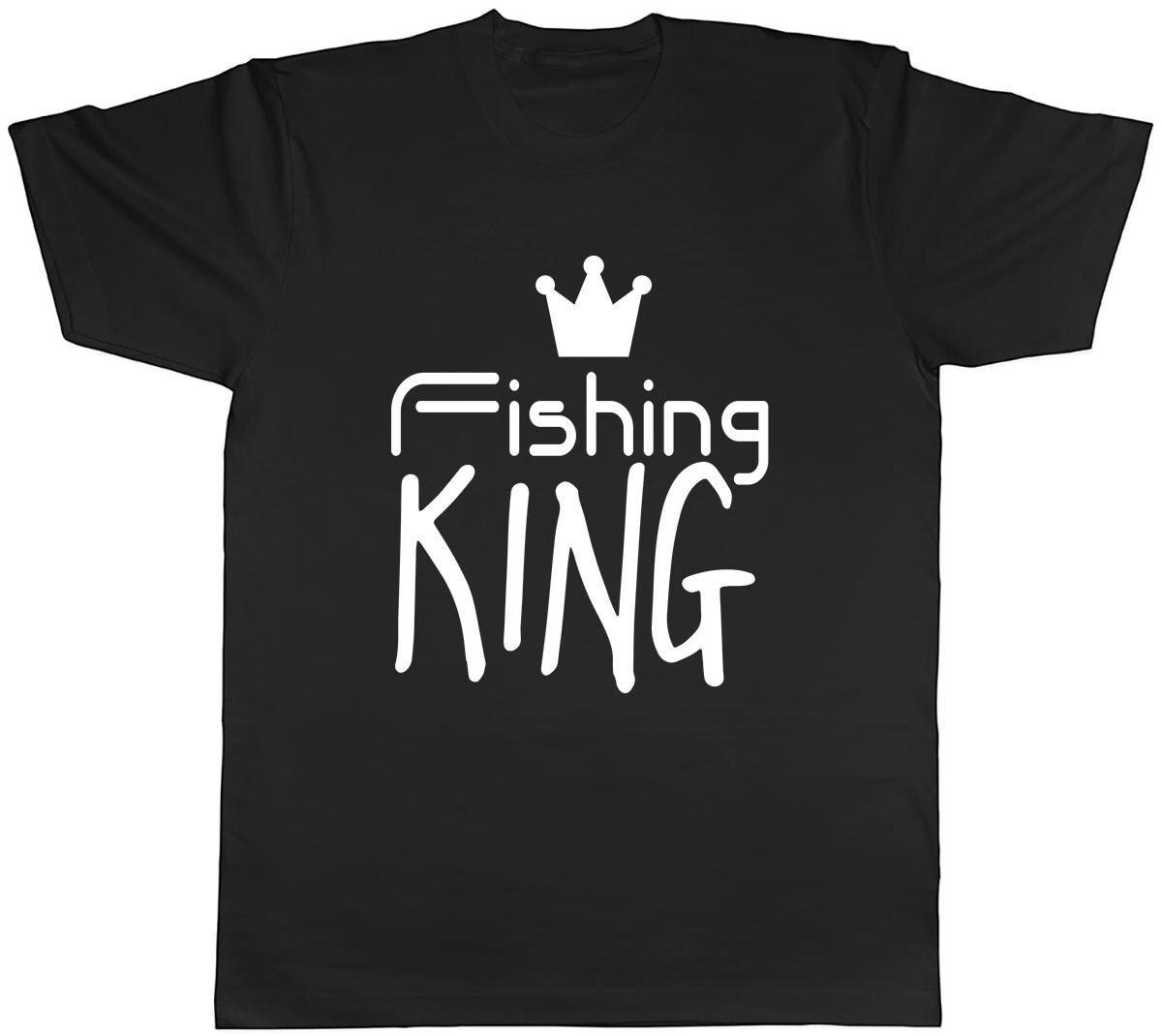 Fishing King Mens Unisex T-Shirt Tee L