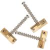 3 Stk Gitar Bridge-saler Messing Innfelt strengstøtte Erstatning for Stringed