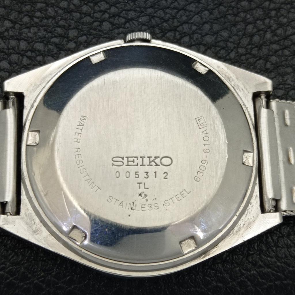 JAPAN VINTAGE SEIKO 5 AUTOMATIC 6309A MENS BLUE COLOR DIAL WATCH a701413-5 R206b-a701413