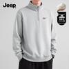 Men's Stand-Collar Half-Zip Pullover Sweatshirt