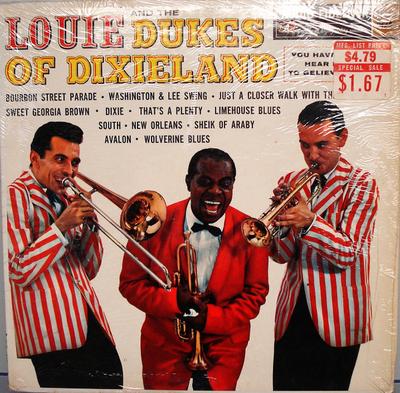 LP Record LOUIS ARMSTRONG  THE DUKES OF DIXI  Louie And The Dukes Of Dixieland AFLP1924 Audio Fidelity 1966 US Jazz Used