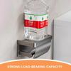 Punch-free Bathroom Tissue Self Wall-mounted Tissue Roll Hanger 2-in-1 Paper Roll Rack  Washroom