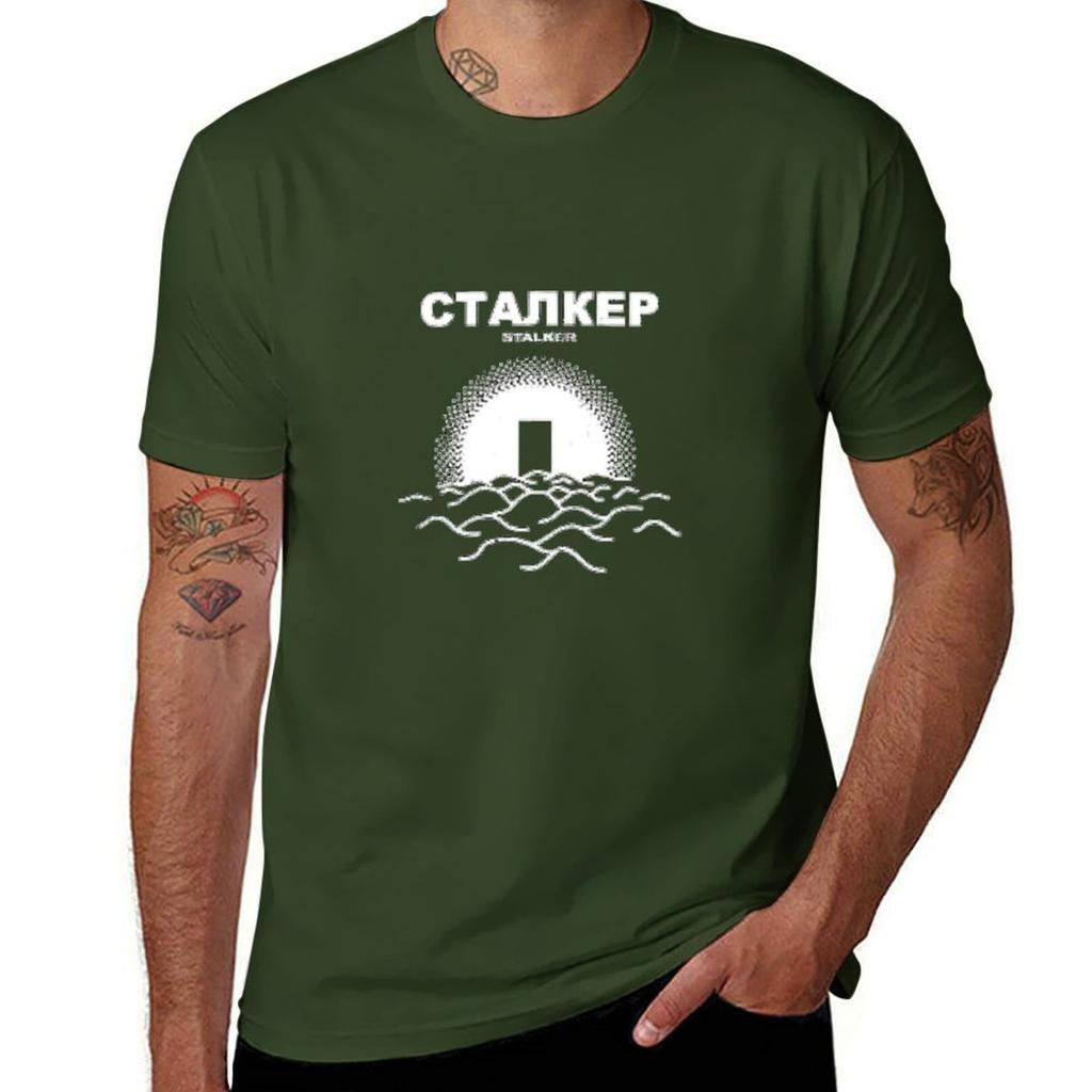 Stalker Tarkovsky Classic Essential T-Shirt Summer Clothes Quick-drying Fruit of the Loom Mens T Shirts