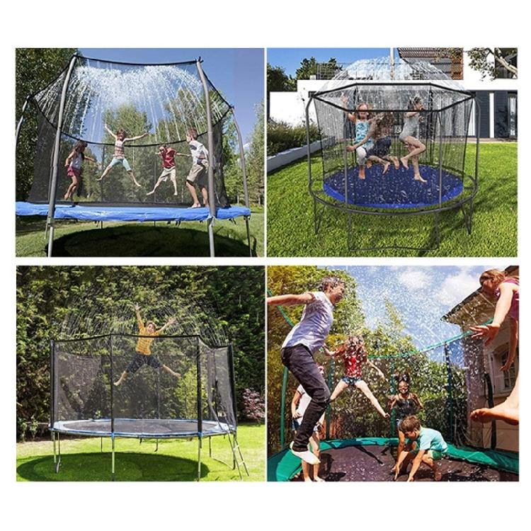Trampoline Sprinkler Kits Outdoor Children Game Sprayers Cooling System Outdoor Water Toy Trampoline Accessories