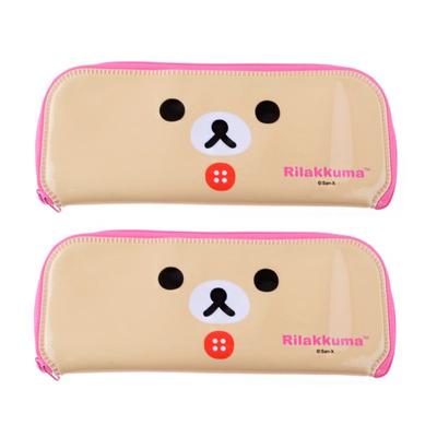 Rilakkuma Multi-Besteckkoffer Gesicht, rosa, 2-teilig