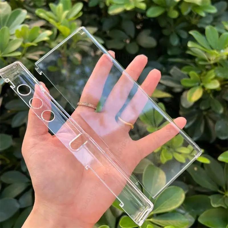 For Honor V Purse HD Transparent Phone Flip Case For VCA-AN00 Hard PC Tough Phone Cover For Honor V Purse 5G Clear Shockproof Case For VCA-AN00 Fundas