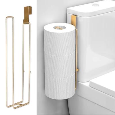 Badezimmer Toilettenpapierhalter mit Stauraum für Extra 3 Rollen Über dem Spülkasten Toilettenpapierhalter Wandmontage Kleiner Toilettenraum Organizer