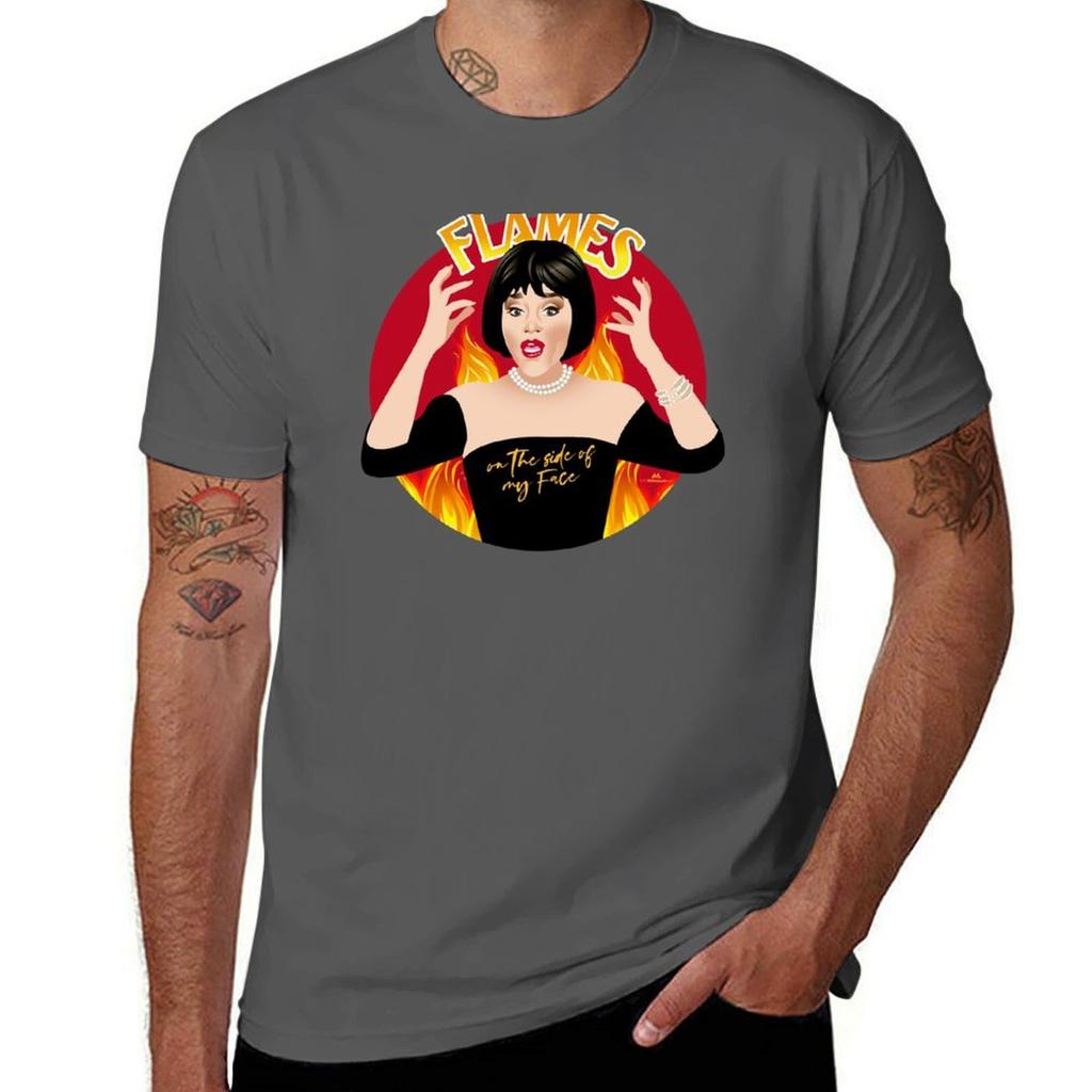 Flames T-Shirt Breathable Travel T-Shirt