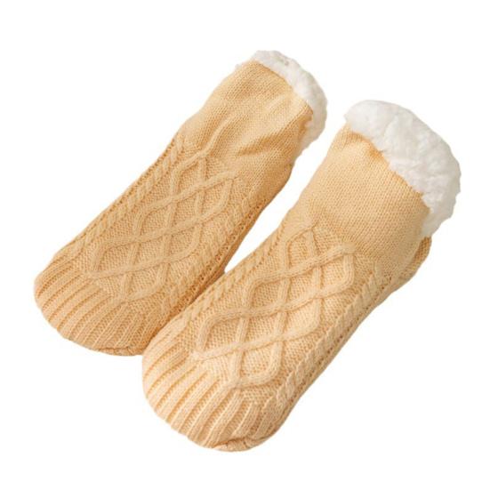 1 Pair Unisex Floor Socks Thickened Design Warm Anti-Slip Socks