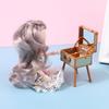 1Set 1:12 Dollhouse Miniature Makeup Box Makeup Mirror Model Home Scene Decoration Doll Pretend Play Furniture Toys Accessories