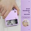 Luxury Ultra-thin Lanyard Back Cover For Samsung Galaxy Z Flip 4 5G Case Screen Protection Shockproof Phone Cases Coque Fundas