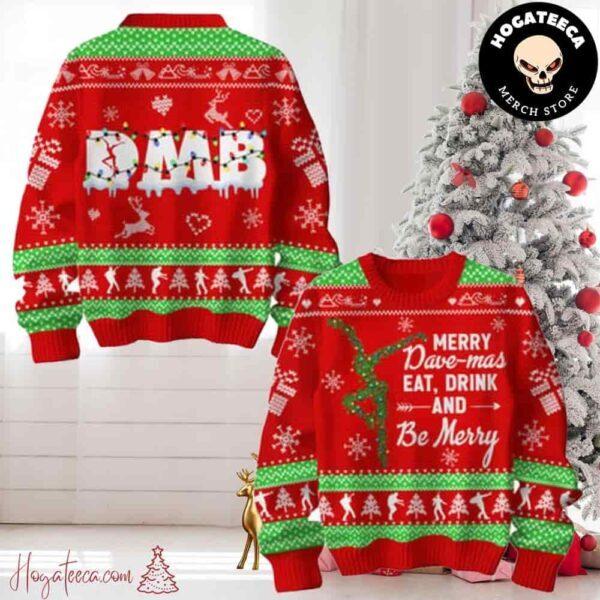 Dave Matthews Band Merry Dave Eat Drink DMB Chirstmas Gifts 2024 Ugly Sweater BG Unisex T-Shirt M