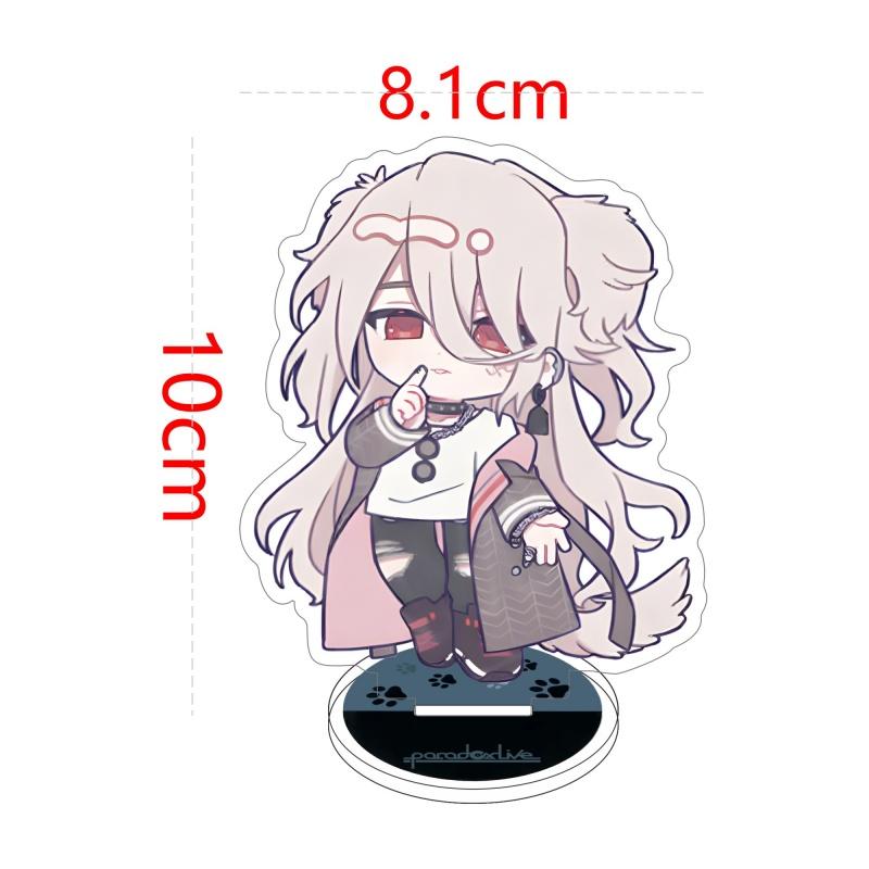 Anime Paradox Live Sugasano Aren Yon Hajun Acrylic Stand Keychain Figure Model Plate Desk Decor Standing Sign Fans Birthday Gift