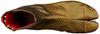 Margo Air Jog V (Five) Tabi Socks, Festival Drum Design, Air Cushion, Made in Japan, Limited Edition, 6-Ply Kohaze, Unisex, Adult, Gold, 29.0 cm, 2E