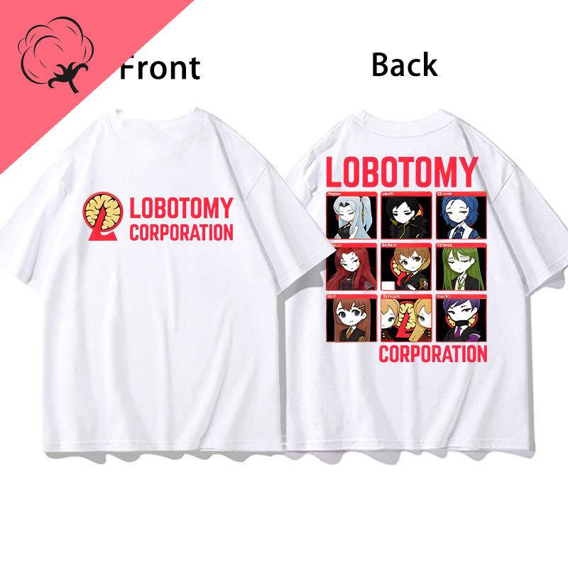 Hot Game Shirt Lobotomy Corporation Anime Camiseta Vintage Classic Cotton Crewneck Streetwear Harajuku Printed Tee