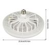 Smart 3-in-1 Ceiling Fan Light with Remote Control 3-Speed E27 AC85-265V Lighting Base for Bedroom and Living Room Lighting