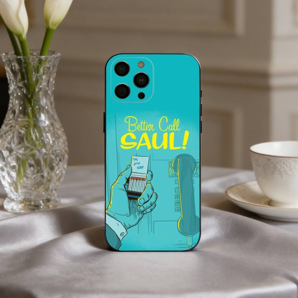 B-Better-E Call S-Saul-L Phone Case For iPhone 17,16,15,14,13,12,11 Plus,Pro Max,XS,Soft Silicone Black Cover