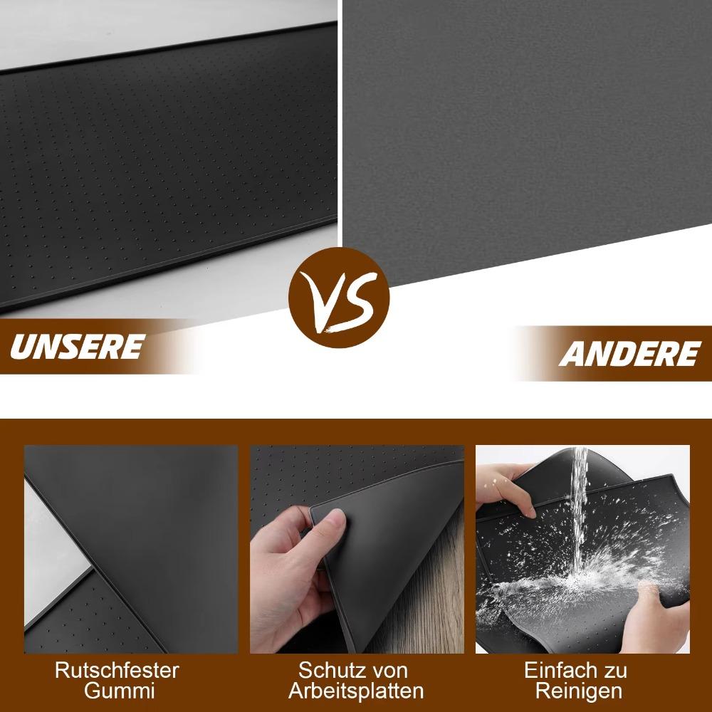 Coffee Machine Absorbent Mat Silicone Soft Bar Kitchen Draining Mats Cups Dishes Mat Anti-scald Non-slip Waterproof Coasters