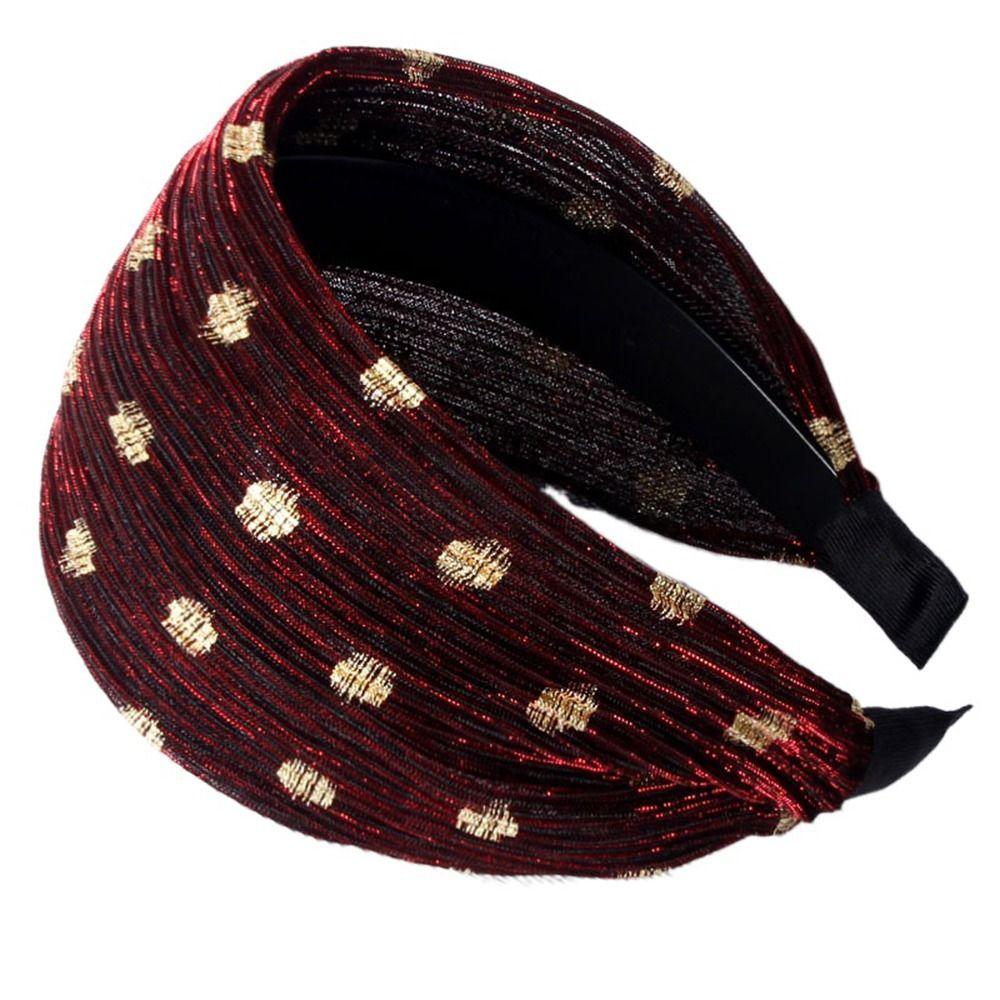 Mesh For Girls Makeup Korean Style Headband Women Hairband Hair Accessories Wave Point Hair Hoop