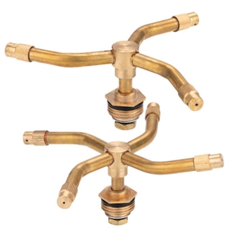 Garden Sprinkler Head With Resistance And Customizable Patterns For Lawn Coverage