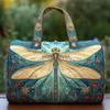 Dragonfly Series 3D Printed Women's Travel & Yoga Handbag