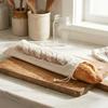 2PCS Fresh Keeping Bread Storage Bags Large Drawstring Bread Bag French Stick Storage Bag  Toast