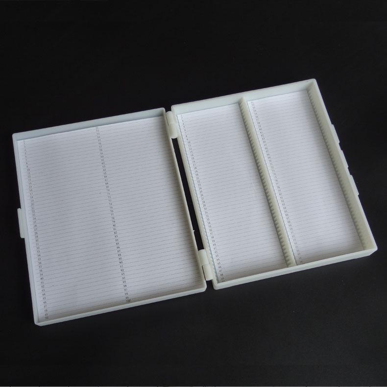 100-Piece Slide Box with Serial Number Inserts for Easy Organization
