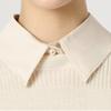 Bcbg Detachable Collar Knit Top B4m3k406