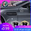 For Alfa Romeo 2026 Hot Sticker 1/2PC 3D Metal Car Body Stickers Custom Badges Decoration Auto Styling Accessories For Alfa Rome