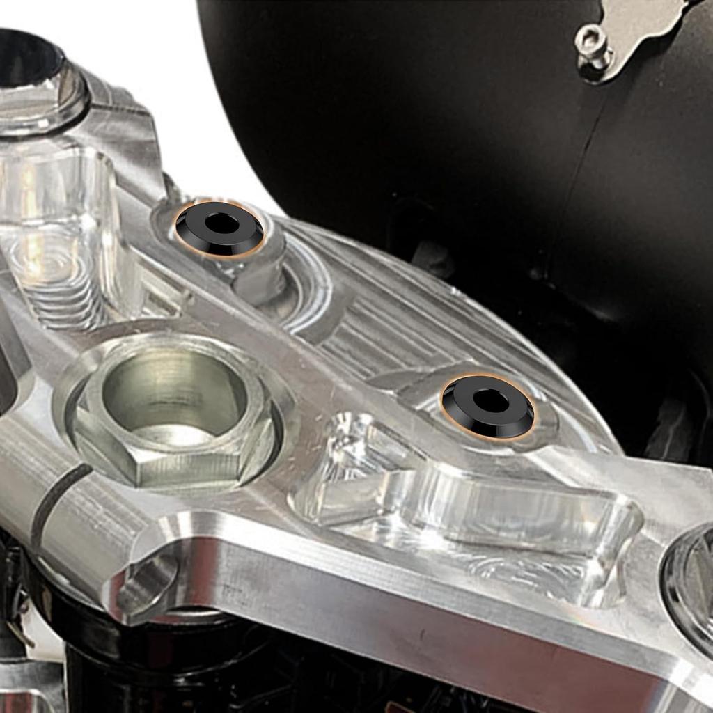 Wsays CNC Lenkererhöhung Buchsen Massives Billet-Aluminium Kompatibel Mit Harley Touring Street Electra Road Glide Road King 1983-2025 Passend Softail
