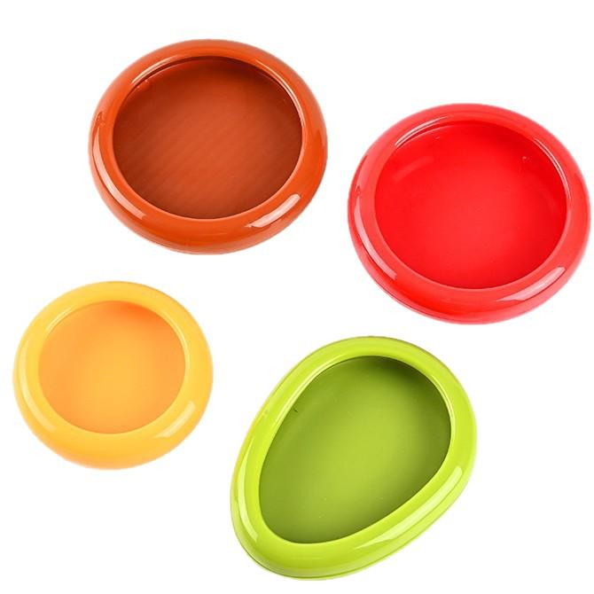 TPU Transparent Film Seal Fresh-keeping Box for Refrigerator Storage of Fruits, Vegetables, and Avocados.