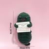 Positive Knitting Potato Doll Decoration with Card Positive Potato Doll for Birthday Party Office Decoration Good Luck Gifts