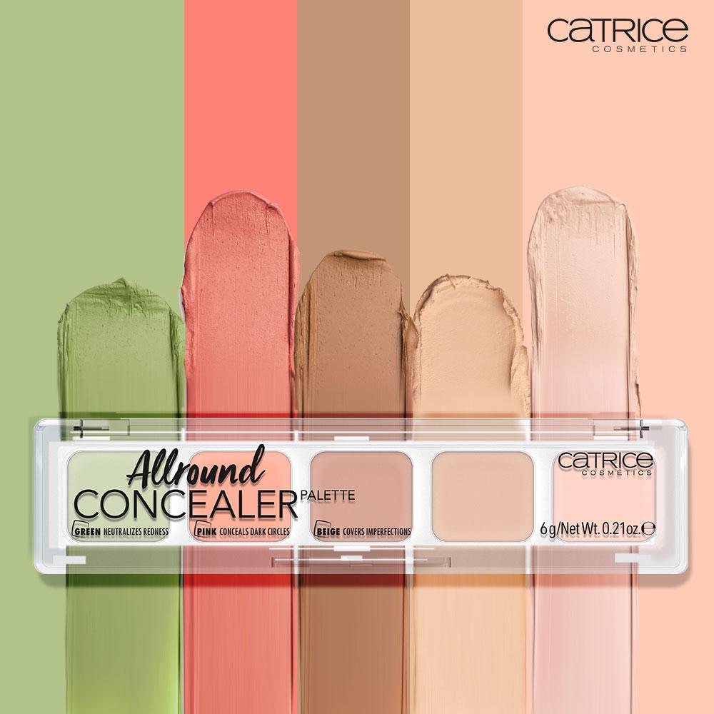 

Палетка-консилер Catrice Allround Concealer Palette - веганский консилер для безупречного цвета лица