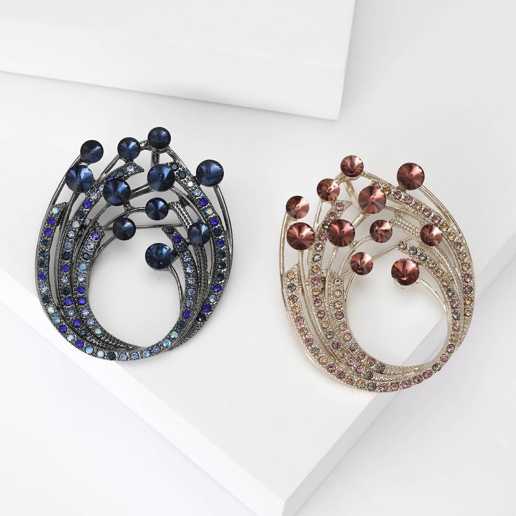 Diamond Brooch Fashion Personality Versatile Rhinestone Corsage Blazer Sweater Pin Accessories