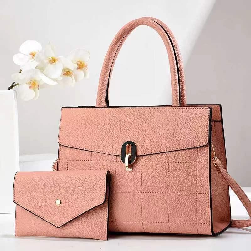 Stylish Retro Plaid Large Capacity Fashion Tote Bag For Everyday Use In Black And Macaron Colors