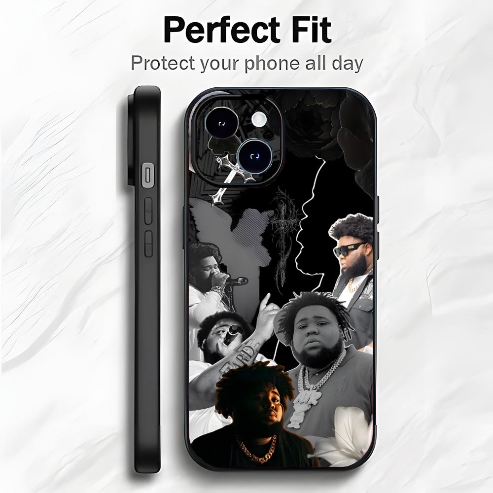 Soulful Melodic American Singer R-Rod Wave Phone Case Phone Case Soft Packaging Lightweight For iPhone17 16 15 14 13ProMax