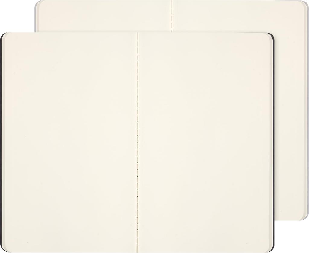 Moleskine Notebook Set of Cahier Large Size X Light SKCAHLP7063S2 2, NASA-Inspired Journal, (13cm 21cm), Gray,