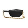 Bottega Veneta Belt Chain Pouch Black/Gold Women Bags 651445-VCP41-8648