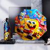 Bob And Friends Adventure Umbrella Folding Umbrella, Automatic Umbrella 8-Frame for Travel, Camping Use Gift for Halloween Christmas