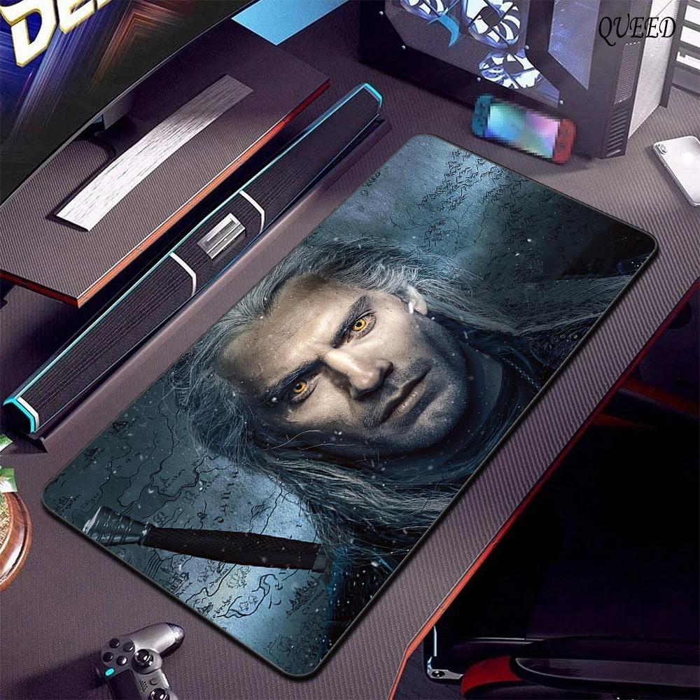 T-The W-Witchers 3 W-Wild H-Hunt Mousepad Mousepad da Gioco Tappetino XXL per Tastiera Accessori Ufficio Gomma Antiscivolo Tappetino Grande per Scrivania