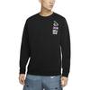 Nike Sweatshirts Men's Black Crew Neck Moderate Regular DC3938-010