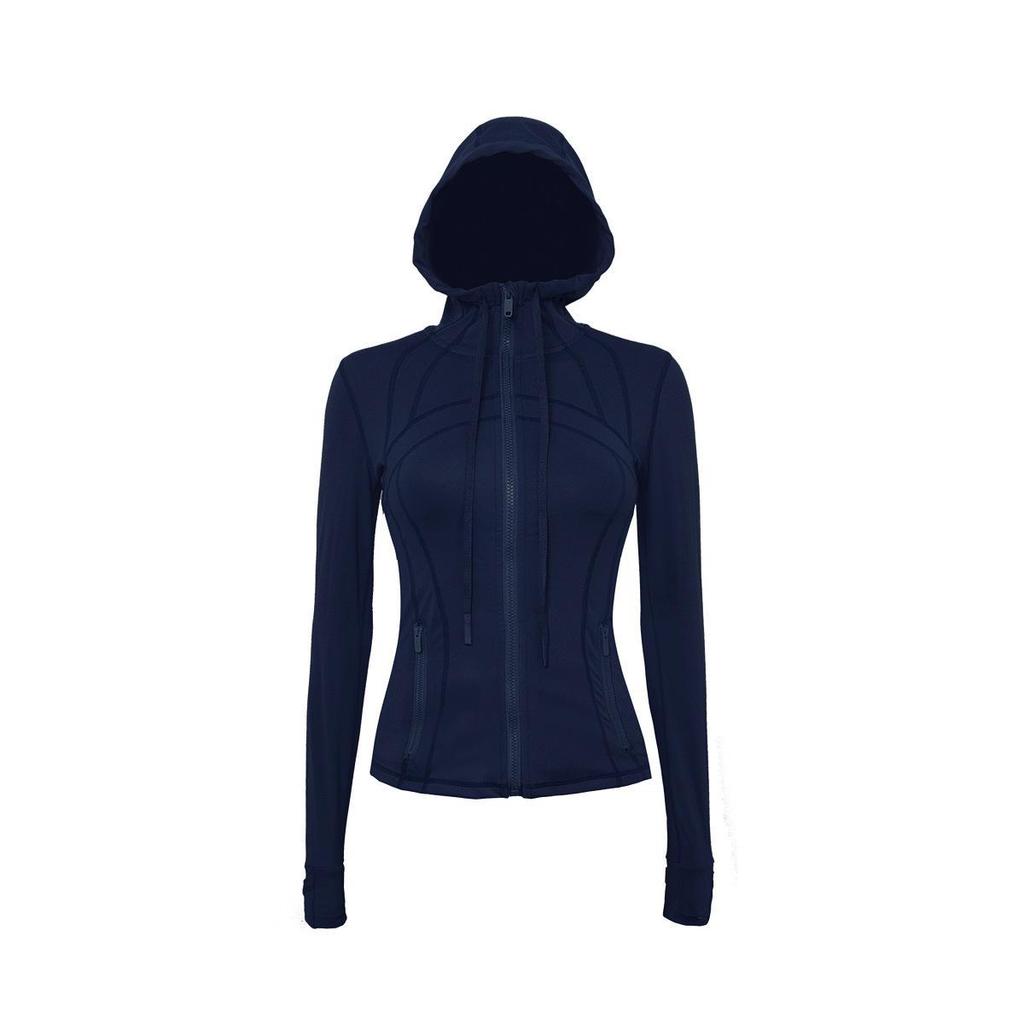 Women's High-Elastic Hooded Yoga Suit: Spring & Autumn Running Top and Professional Sports Jacket