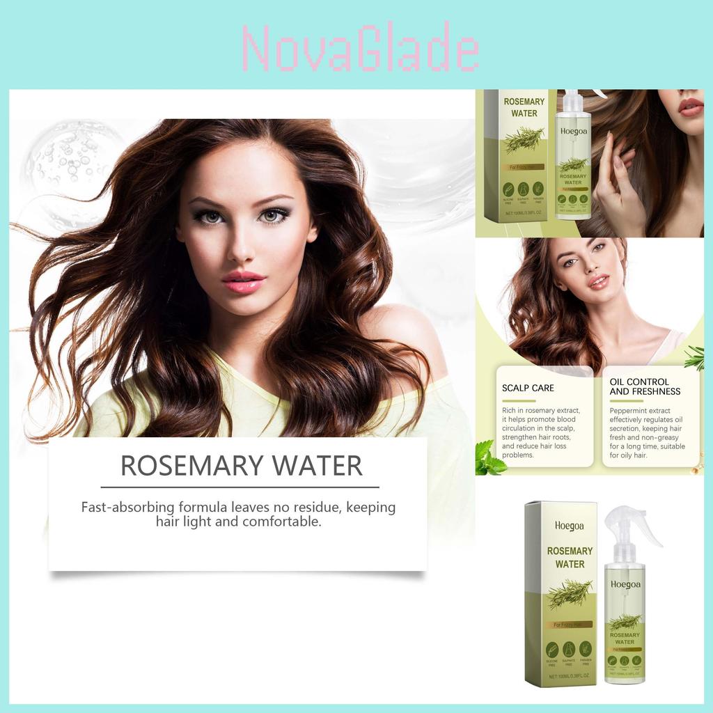 Hoegoa Rosemary Hair Care Spray Nourishing Hydrating Fragrance Strengthening Glossy Shine