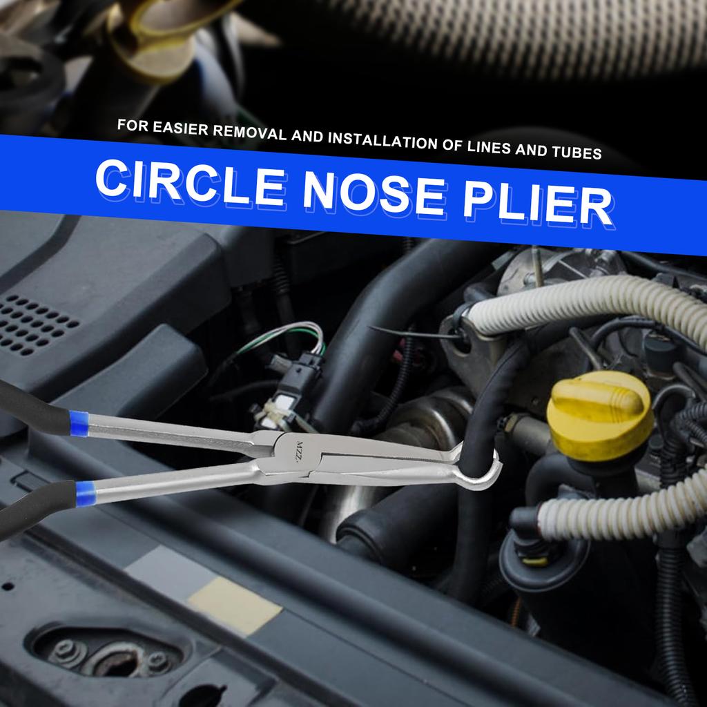 5 PCS 11" Extra Long Needle Nose Pliers Tool Set, Premium CRV Steel,for Hard-to-Reach Narrow Spaces