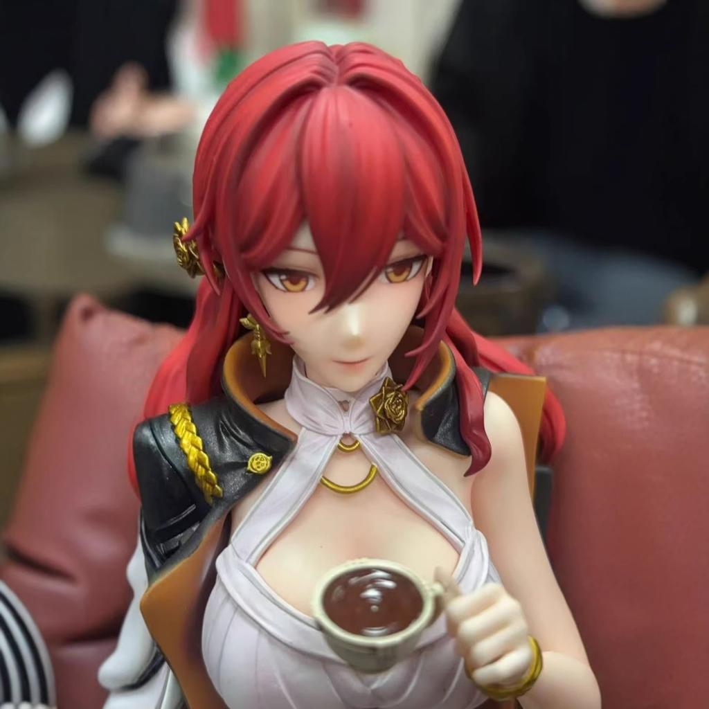 Honkai Star Rail Game Himeko Anime Figure Trailblazer Sitting Posture Himeko Figurine Collection Statue Model Ornament Toys Gift